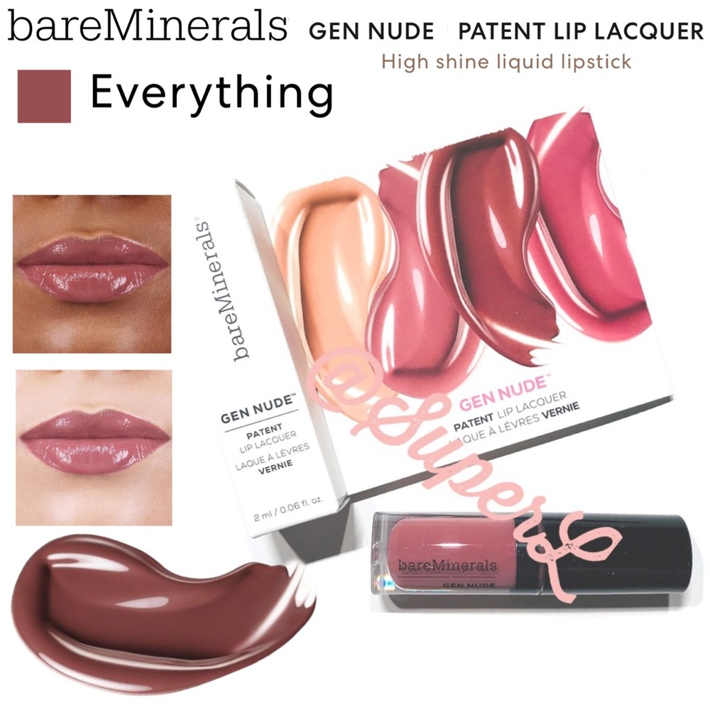 5/$15 NEW Bare Minerals BareMinerals Everything Lipstick Lipgloss Mauve Lip